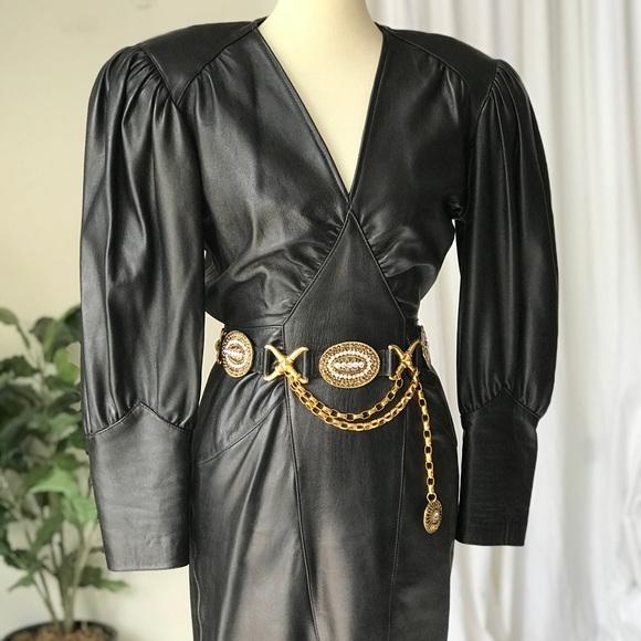 VTG Michael Hoban For North Beach Leather Dress - Picture 5 of 14